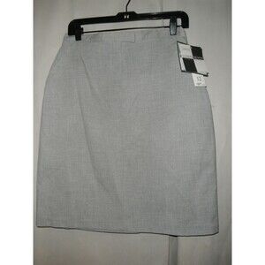 NEW by COMPONENTS SPORTSWEAR, SIZE 12, GRAY HEATHER STRETCH KNEE LENGTH  SKIRT